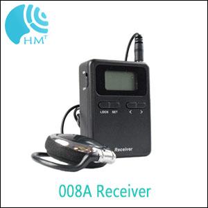 sistema de áudio do guia turística de 800MHZ 008A guia audio sem fio do mini para a recepção do turista