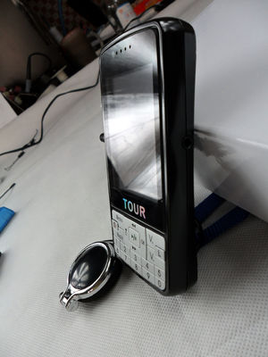 Sistema automático do guia turística do playback 007B dos multimédios com o painel LCD de 3,5 polegadas