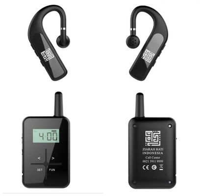 Sistema do guia turística de Bluetooth da osteocondutibilidade com frequência do fone de ouvido 860 - 870