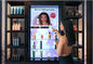 Sapatas/cor do preto do painel LCD da parede vídeo interativo dos sacos para o elevado desempenho da loja